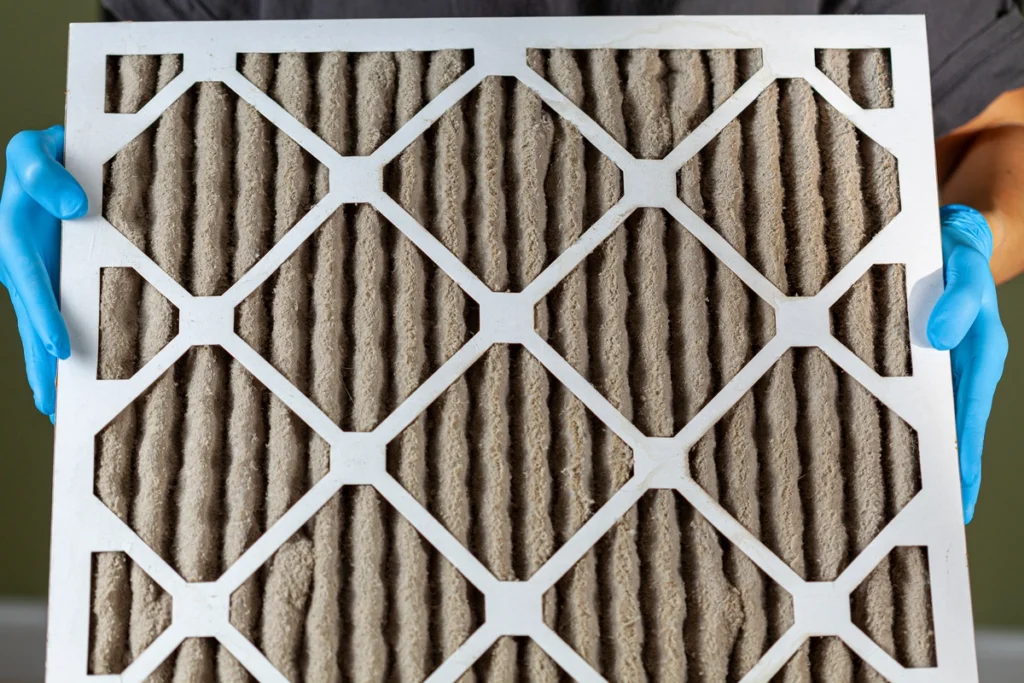 dirty AC filter