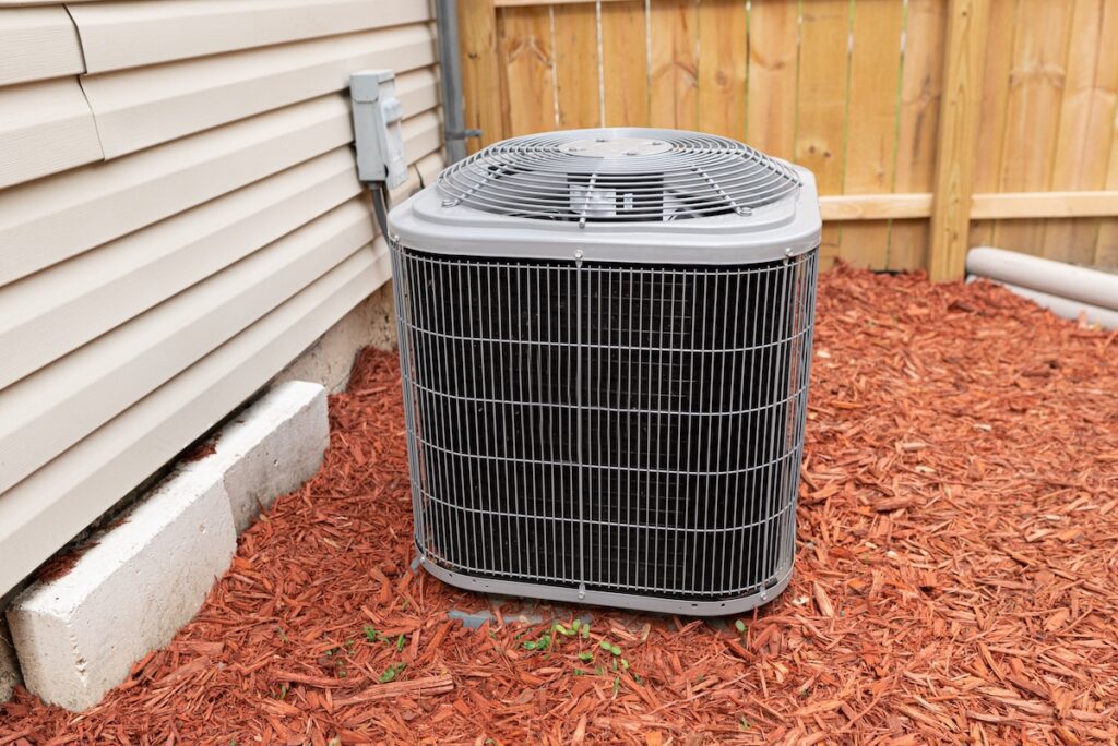 HVAC heating and air conditioning residential units or heat pumps