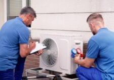 Industrial Air Conditioning Technician. HVAC Cooling System Repair